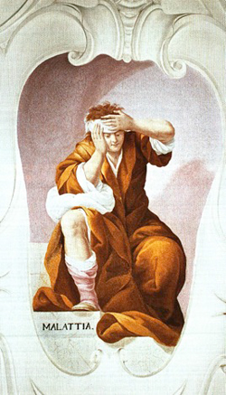 Carpoforo Tencalla, Allegorie der Krankheit